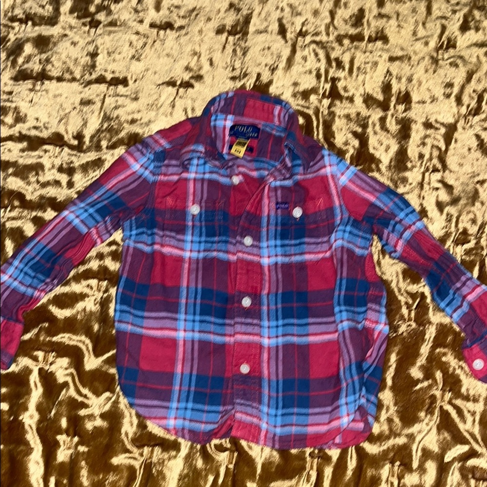 Polo by Ralph Lauren Kids Red Plaid Shirt